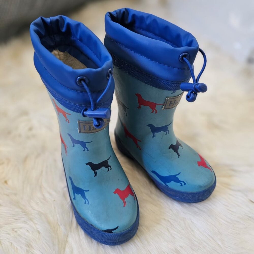 Hatley Dogs Print Rain Boots – Toddler Size 7